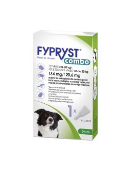 Fypryst Combo Spot On 134 mg/120,6 ml Dla Psów 10 - 20 kg 1 Pipeta